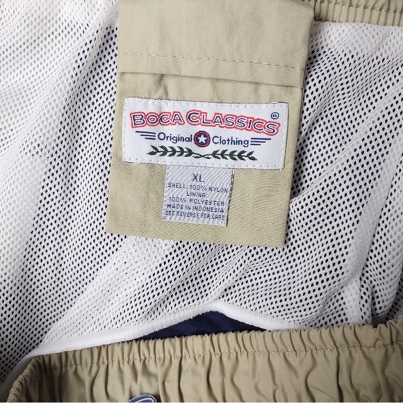 Boca Classics Lined Nylon Swim Shorts Men's Size XL NWT - Picture 3 of 3